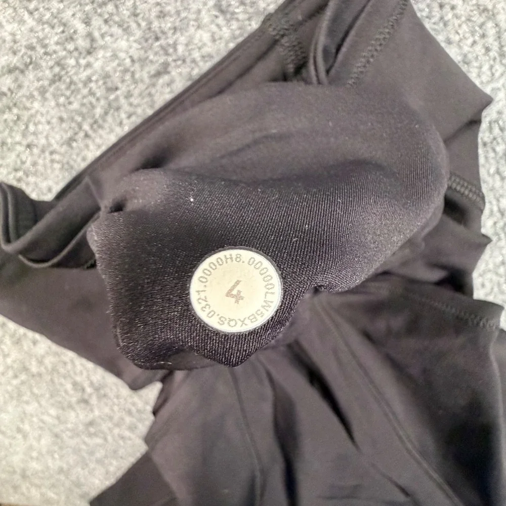 Lululemon Fast and Free High-Rise Tight 25 Nulux Black Womens Size 4 W5BXQS 0843